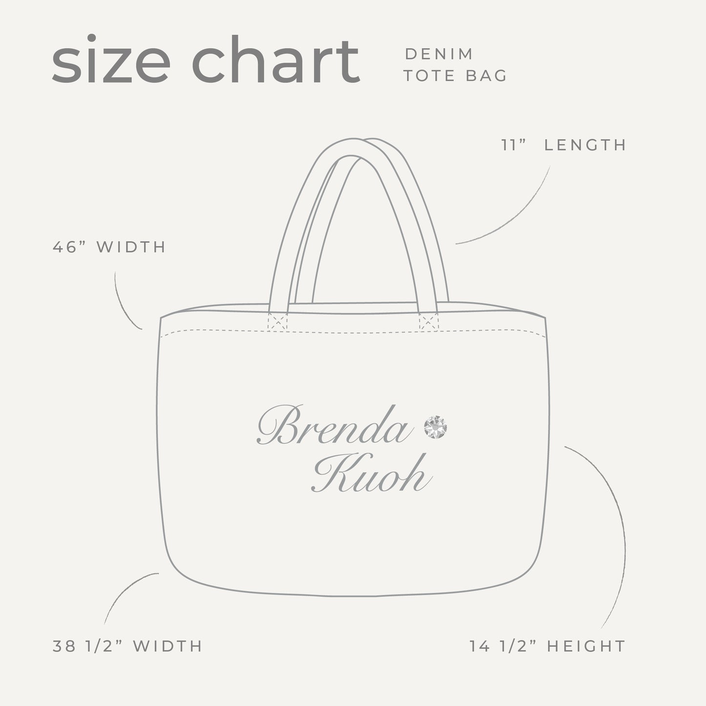 Denim Empire Bling Bag