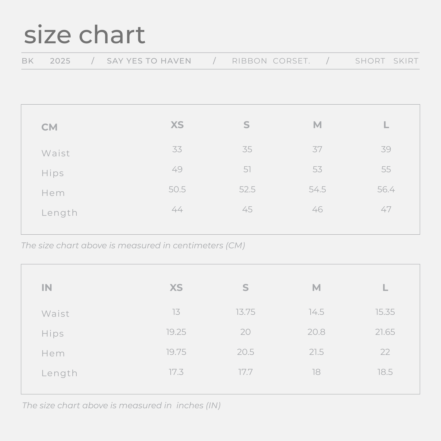 Ribbon Corset & Skirt Set