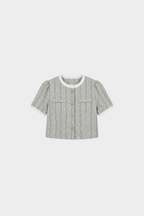 Short and Sweet Tweed Top