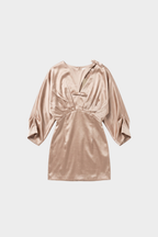 Silky Mini Dress (Ribbon Dress)