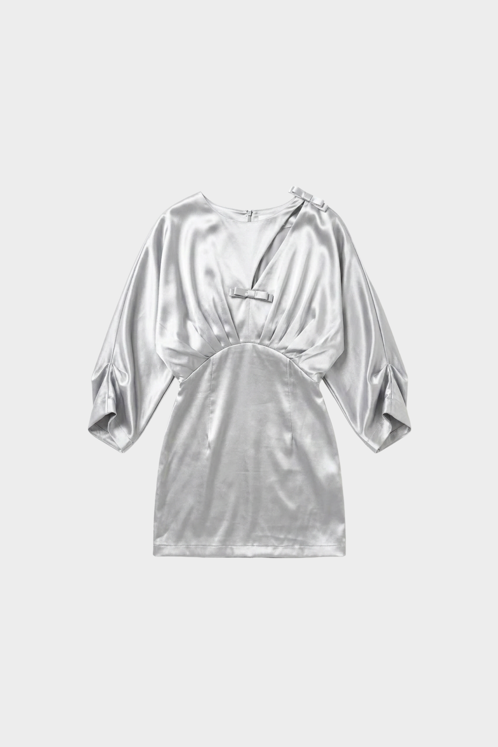 Silky Mini Dress (Ribbon Dress)